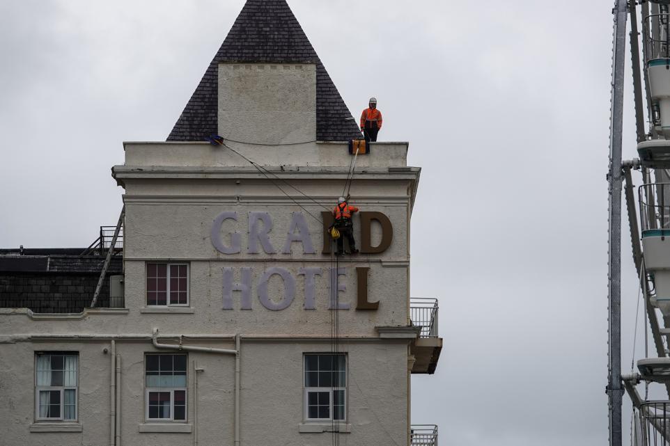 The Grand Hotel is being renovated. (Image: Adge Lane)