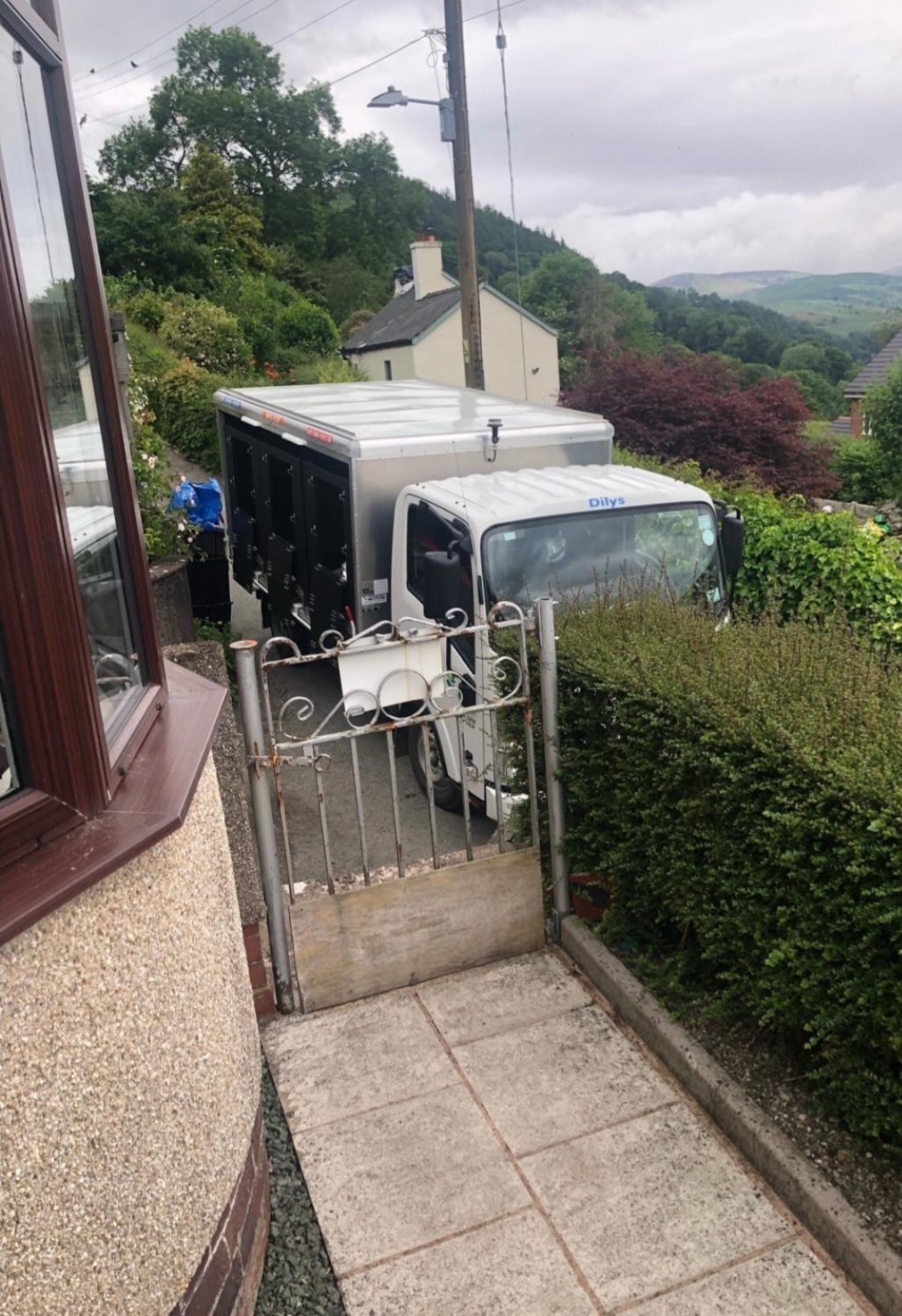 Bin wagons are struggling to get down Fron Bache, Llangollen, say residents unhappy with the council’s new recycling scheme..