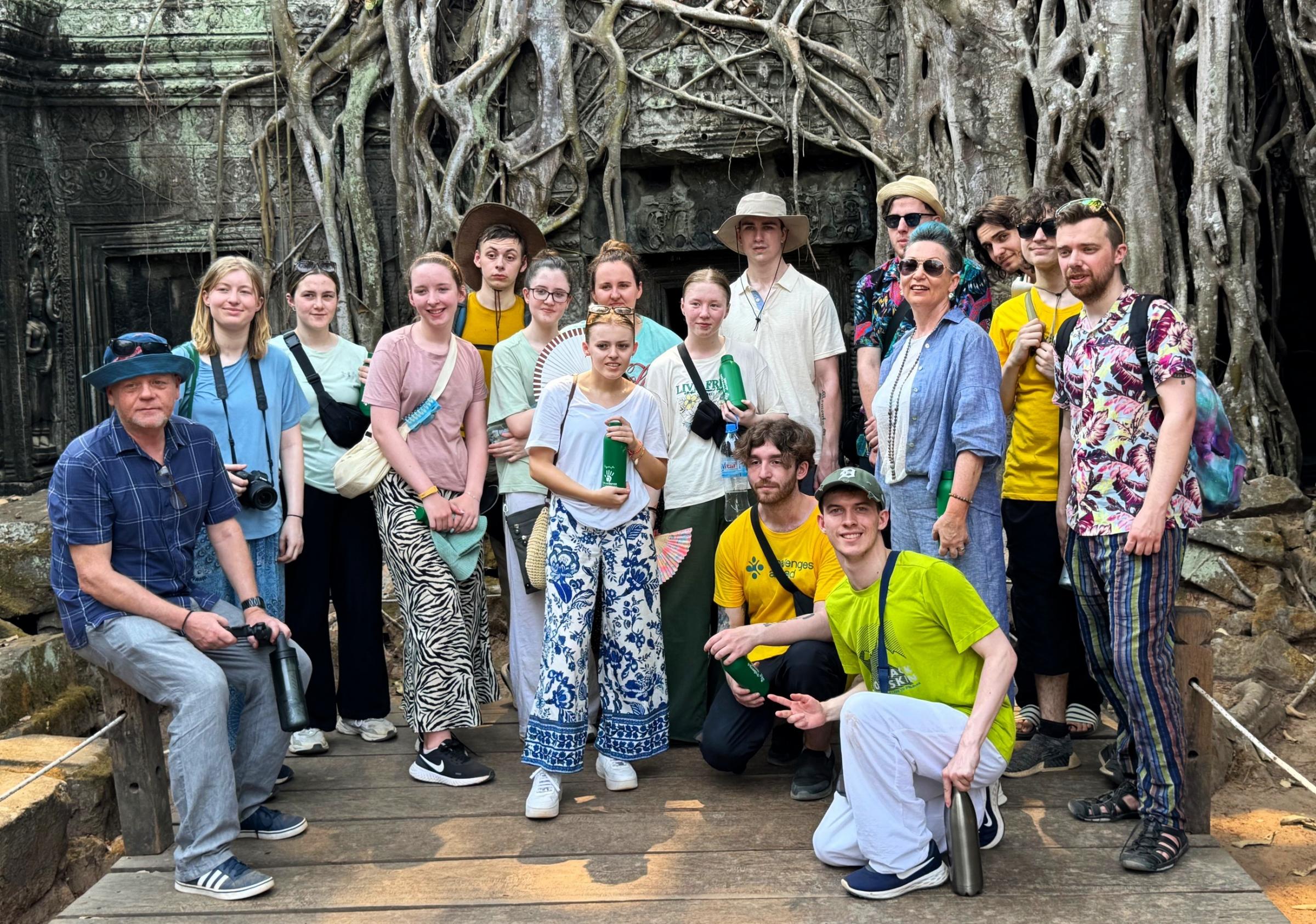 The students trip, which they dedicated to their friend and classmate Super Harry Vaughan, a Wrexham AFC fan who sadly passed away earlier this year. 