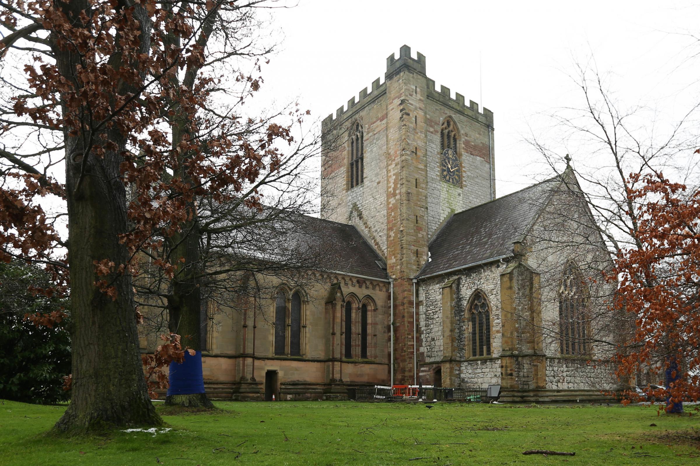 Scene shot of St Asaph Cathedral. GA240119C.